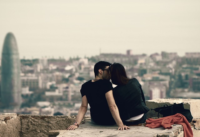 Romantic spot Barcelona