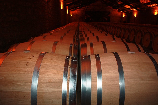 Wine barrels
