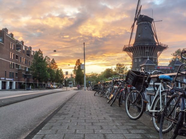 Bikes on Amsterdam