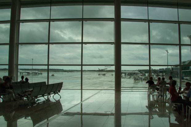 Barcelona airport terminal