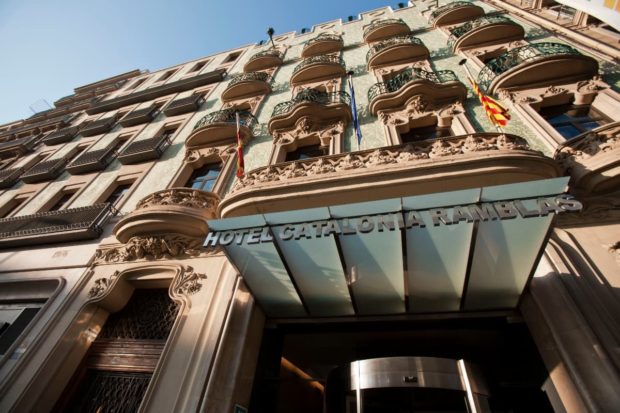Catalonia Ramblas Hotel Facade