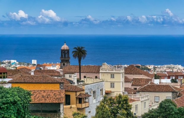 Landscape of La Orotava in Tenerife