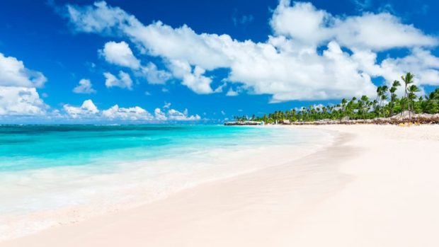 Bávaro beach in the caribbean