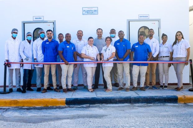 Inauguration Water Plant with the staff