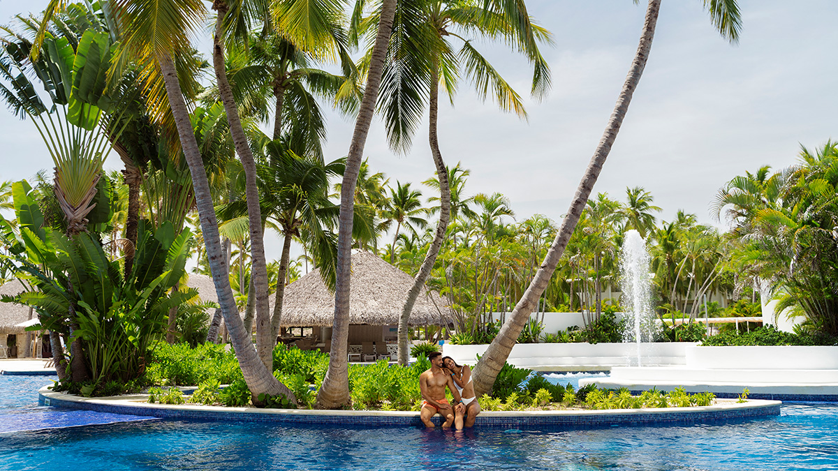 Caribbean nature pool