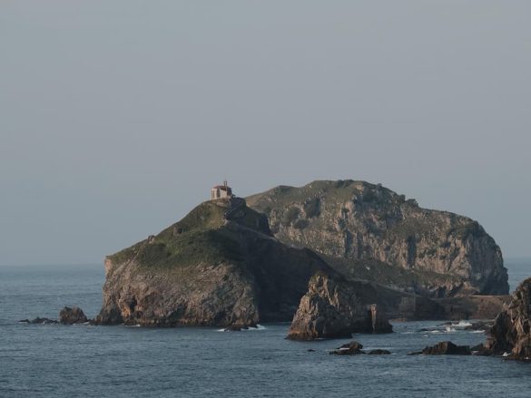 Beach near Bilbao, in mountains