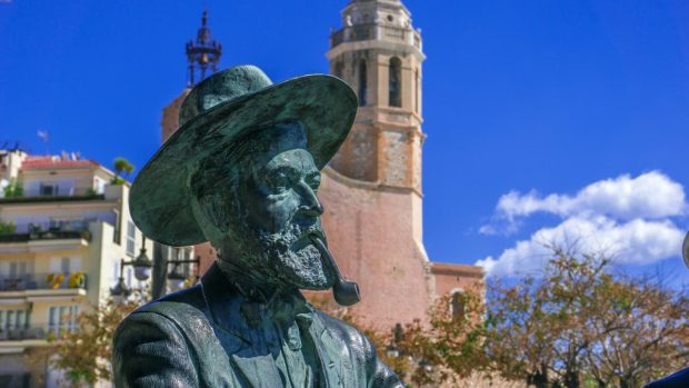 Bronze Figure in Sitges