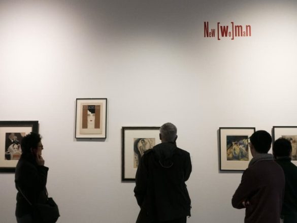 People in a museum of Brussels