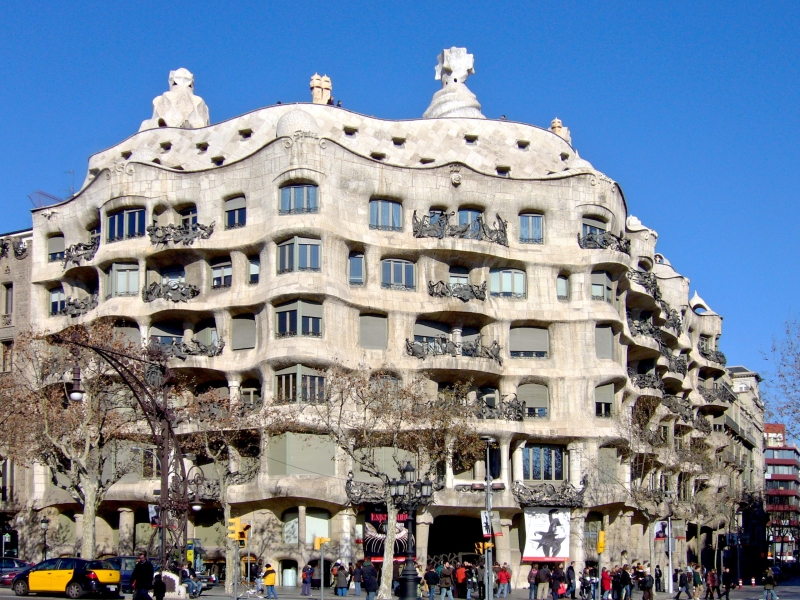 Edificio en Barcelona de Gaudí