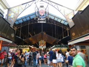 Mercado de la Boquería en Barcelona