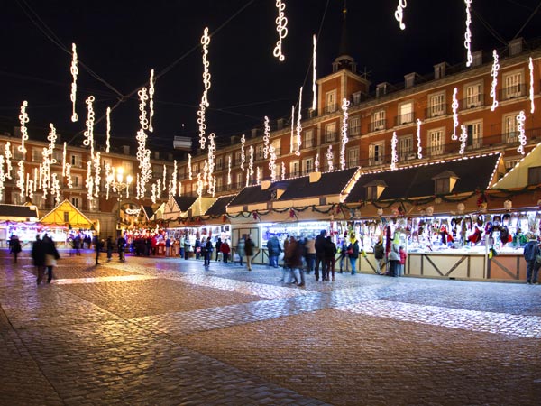 Plaza Mayor de Madrid - Mercadillo de Navidad