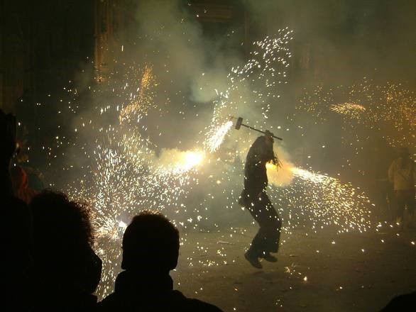 viaje a Barcelona correfoc