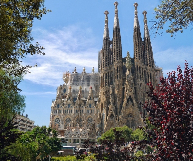 viaje a la sagrada familia de Barcelona