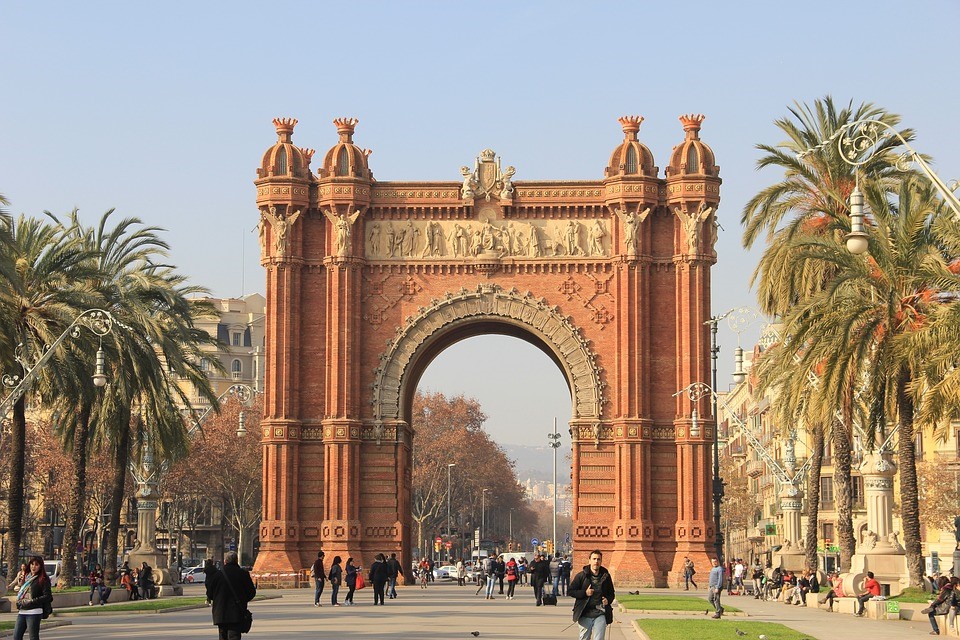 visita fin de semana Barcelona Arco de Triunfo