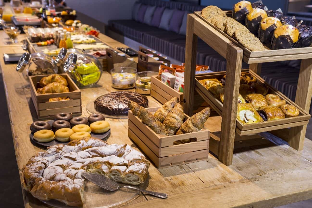 Desayunos en un hotel