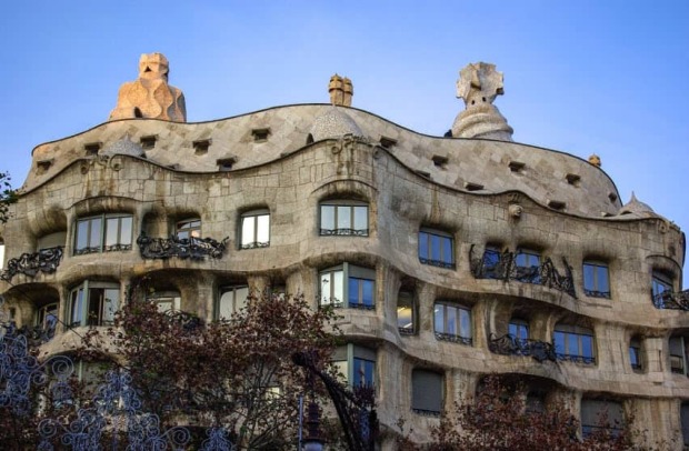 Casa Mila en ruta Gaudí Barcelona