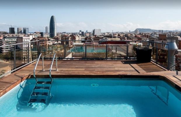 hotel con vistas en barcelona catalonia atenas
