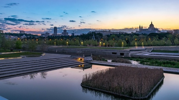 Atardecer de Madrid