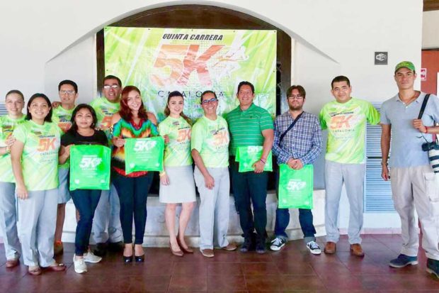 #CarreraCatalonia5k en las inmediaciones del Hotel Catatonia Riviera Maya