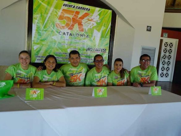 #CarreraCatalonia5k en las inmediaciones del Hotel Catatonia Riviera Maya