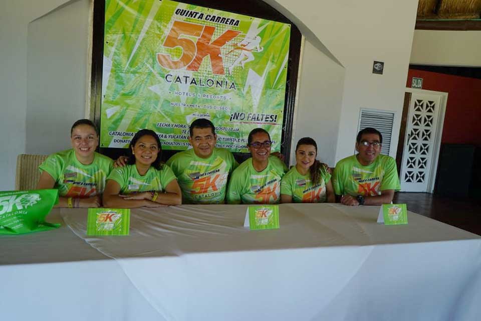 #CarreraCatalonia5k en las inmediaciones del Hotel Catatonia Riviera Maya