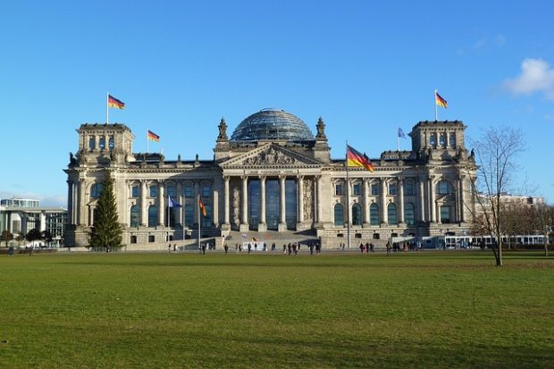 Edificio de Reichstag en Berlín