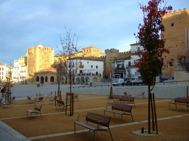 Plaza Mayor en Cáceres