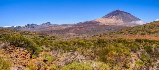 Vistas del Parque Nacional del Teide 