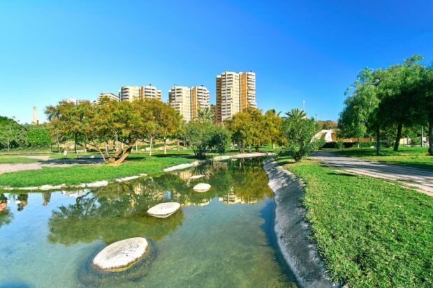 Jardines del Turia en Valencia