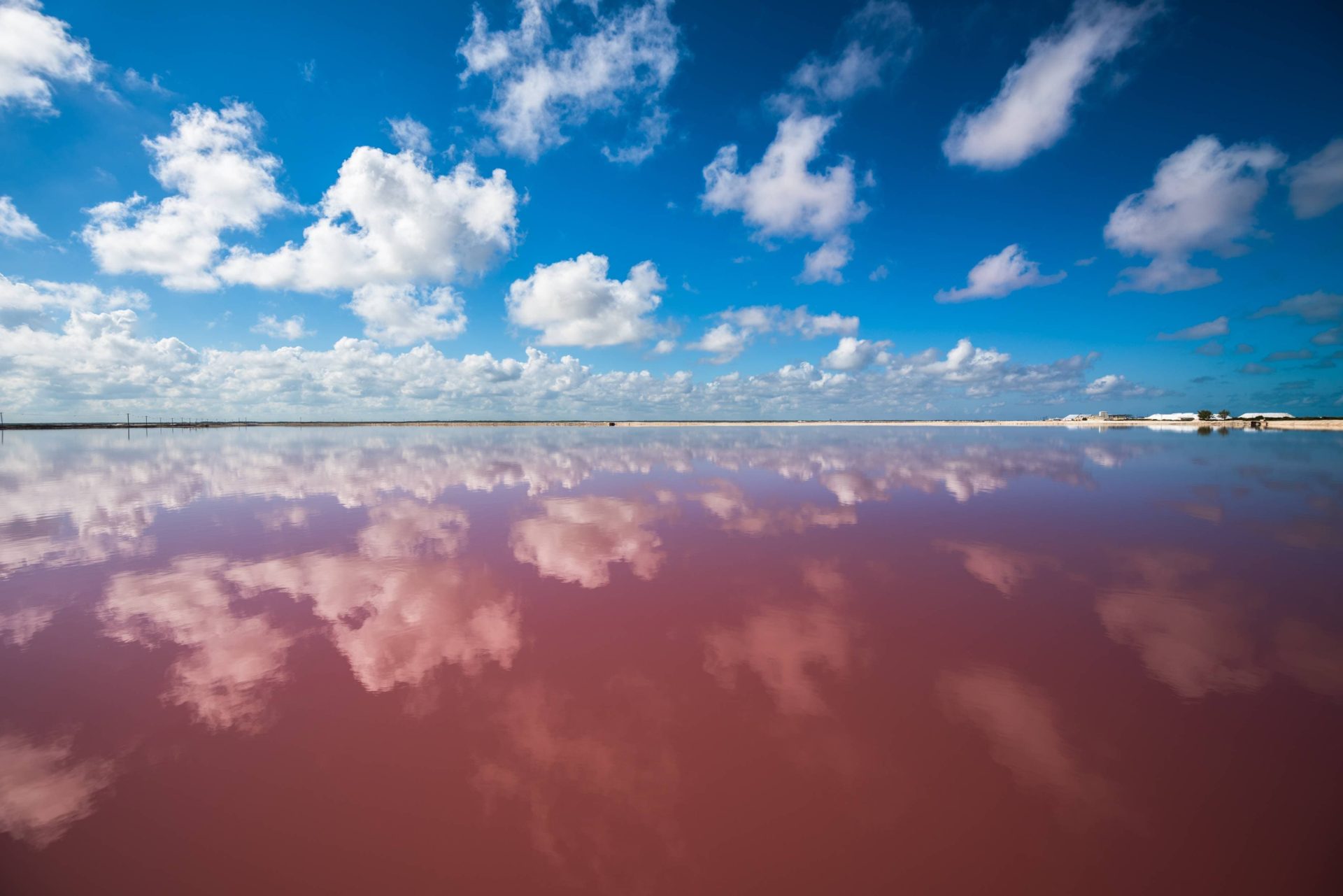 Las coloradas, en Yucatán, México