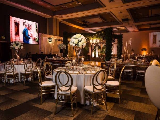 Montaje de boda en Hotel Catalonia Santo Domingo