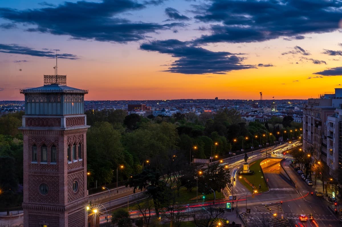 Ciudad de Madrid, en España