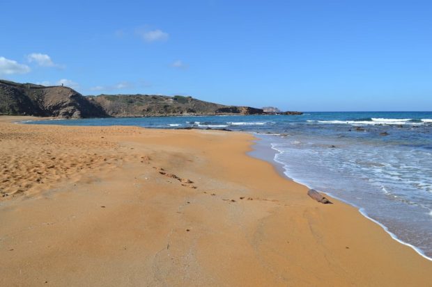 Playa de Cavalleria en Menorca