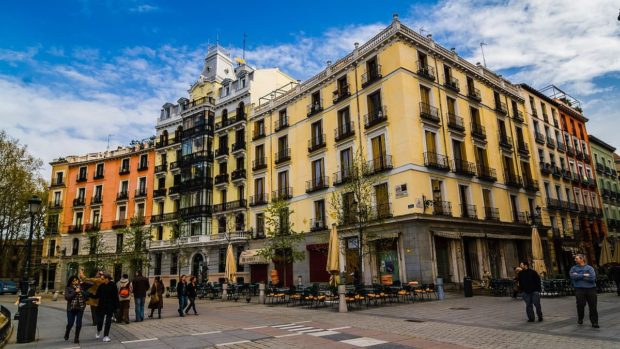 Edificio en el centro de Madrid