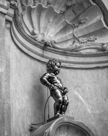 Manneken pis Bruselas