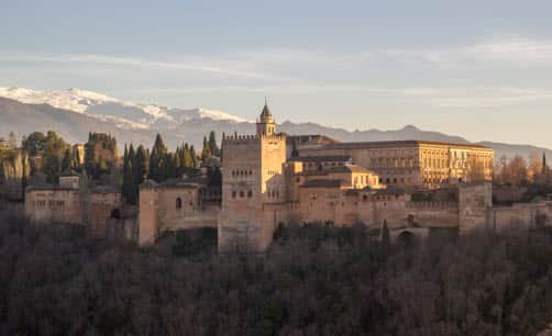 Vistas desde las cuevas de Granada