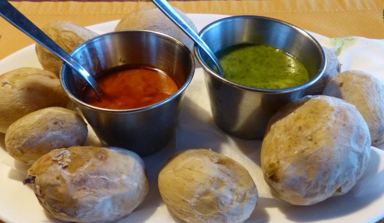 Papas arrugadas con mojo