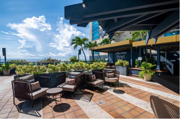 Terraza del hotel Catalonia Santo Domingo