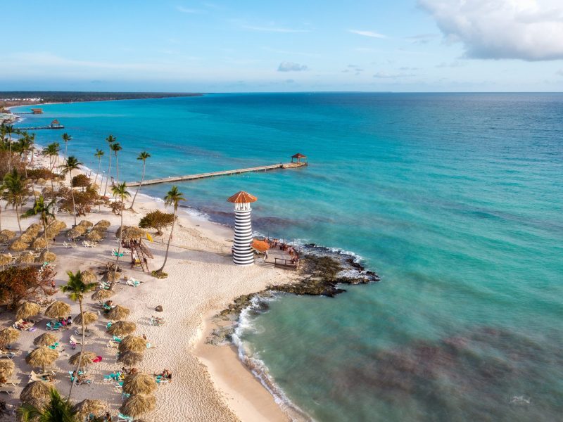 Turquoise White Beach in Dominican Republic
