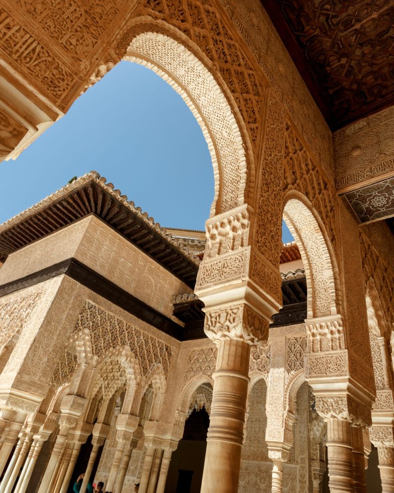 Alhambra palace in Granada, Andalusia Spain