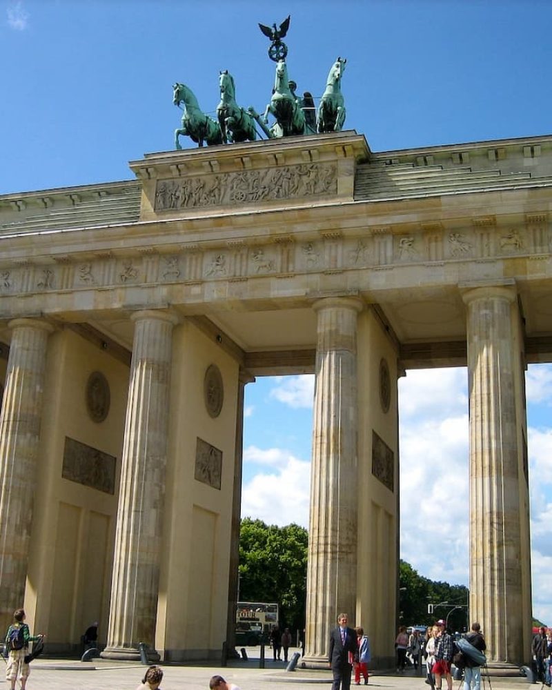 Puerta de Brandenburgo en Berlín